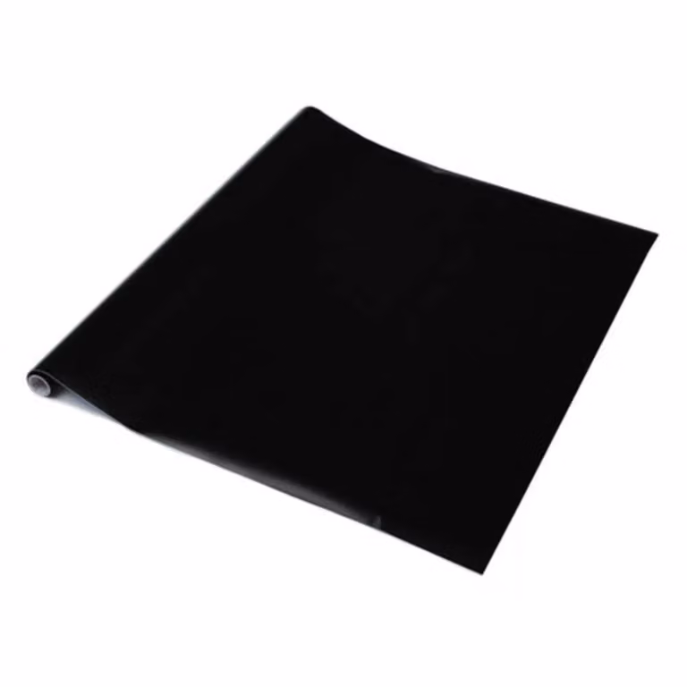 D-C-Fix Matt Black Self-adhesive Vinyl Film for Doors and Furniture, W: 45 cm, L: 5 m