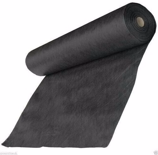 Garden Mile Black Garden Weed Control Fabric Sheet, W: 1 m, L: 20 m