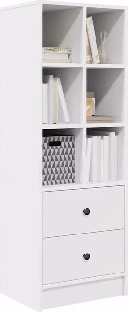 Berkfield Home White MDF Shelving Unit