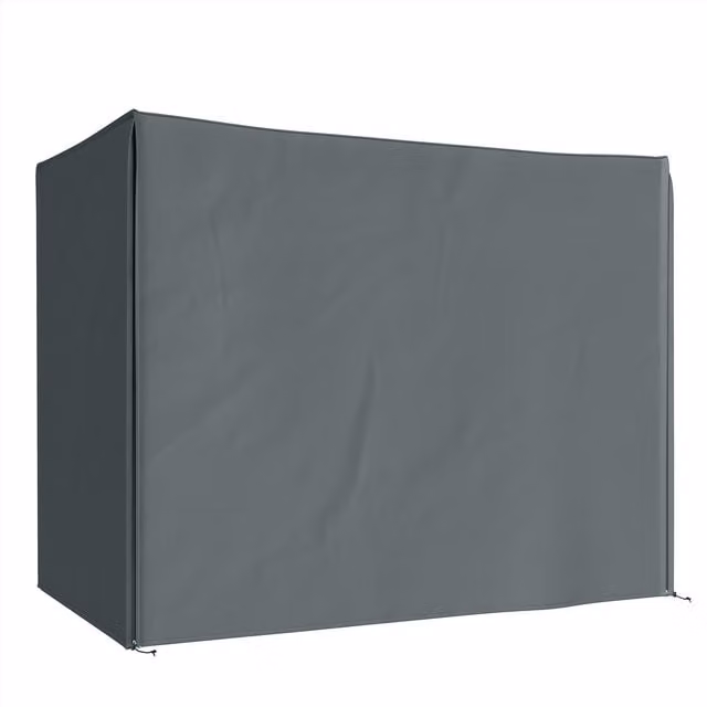 Outsunny Three-Seater Swing Chair Protective Cover, Grey, W: 220 cm, D: 125 cm, H: 120 cm