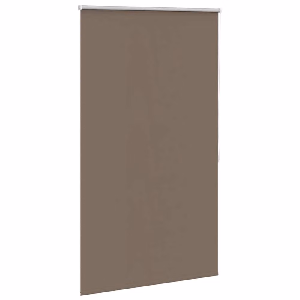 Berkfield Home Thermal Insulating Blackout Roller Blind, Brown, W: 100 cm, H: 175 cm – 2