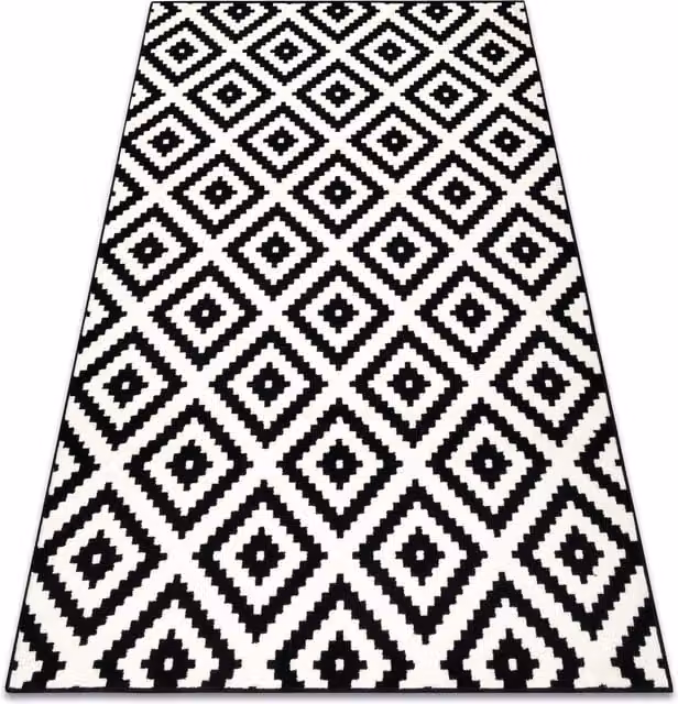 RugsX Morad Vintage Black Rectangular Rug, W: 200 cm, D: 300 cm