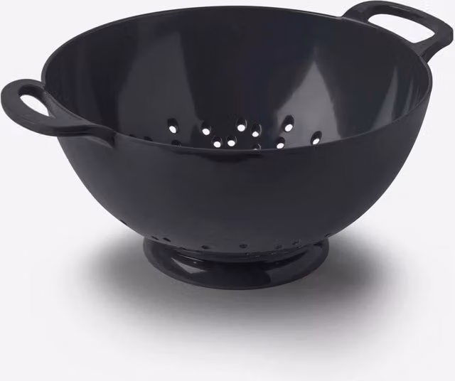 Zeal Melamine Colander in Grey, 20cm – 6