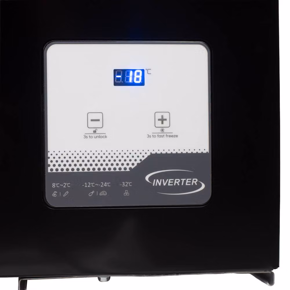 Willow 380L Freestanding Chest Freezer, Black – 9