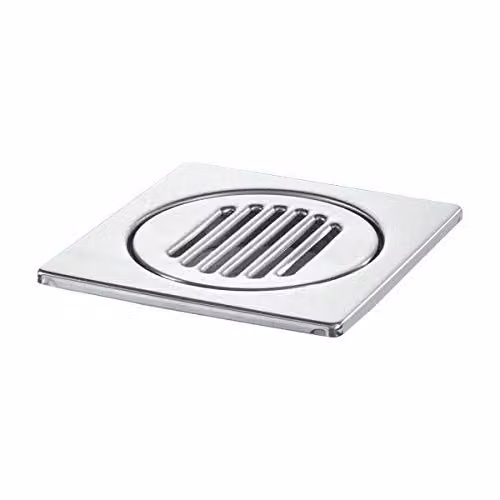 McAlpine FGT150TOP Square Stainless Steel Tile Insert Shower Drain in Silver, 150 mm