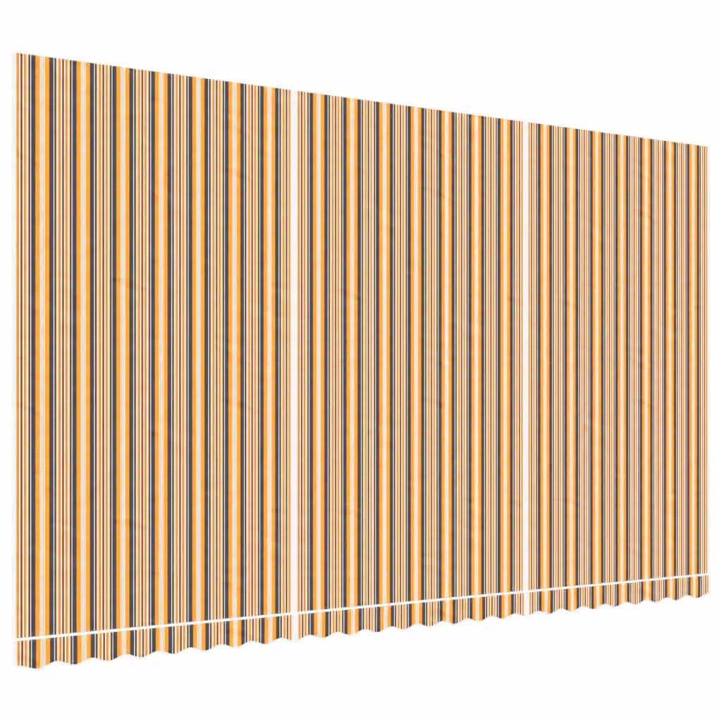 Berkfield Home Replacement Polyester Awning Fabric in Multicolour Stripe, W: 6 m, D: 3.5 m – 2
