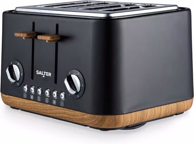 Salter 4 Slice Toronto Toaster in Black