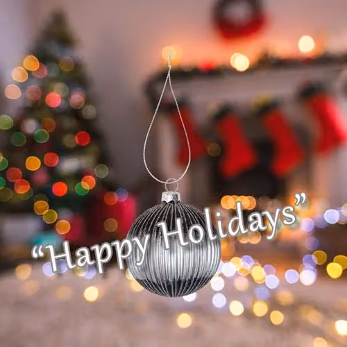 VFM e-Store Silver Glass Hanging Christmas Bauble Decoration – 3