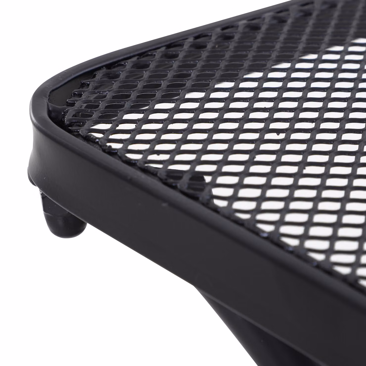 Outsunny Metal Square Outdoor Garden Bistro Table in Black – 7