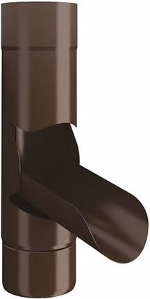 Lindab Brown Galvanised Steel Adjustable Diverter, 100mm