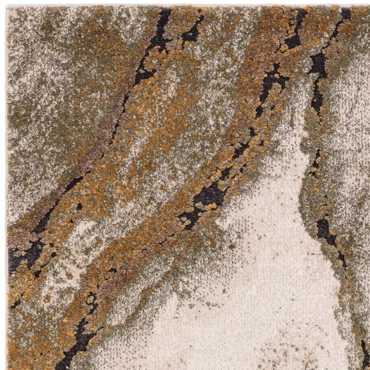 The Rug Shop UK Modern Abstract Beige Polypropylene Area Rug W: 200 cm, D: 290 cm – 3