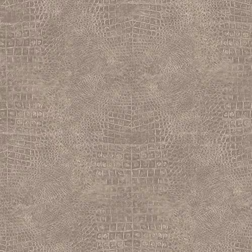 Galerie G67503 Natural FX Washable Animal Print Vinyl Wallpaper in Gold and Beige