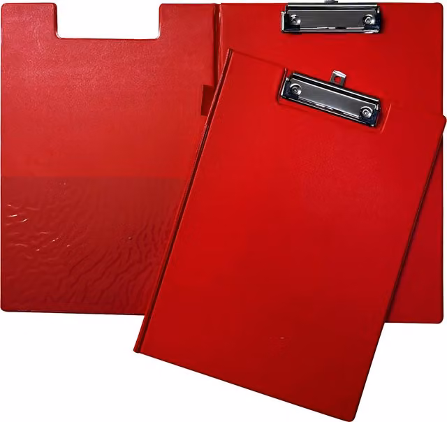 Janrax A4 Foldover Clipboard in Red