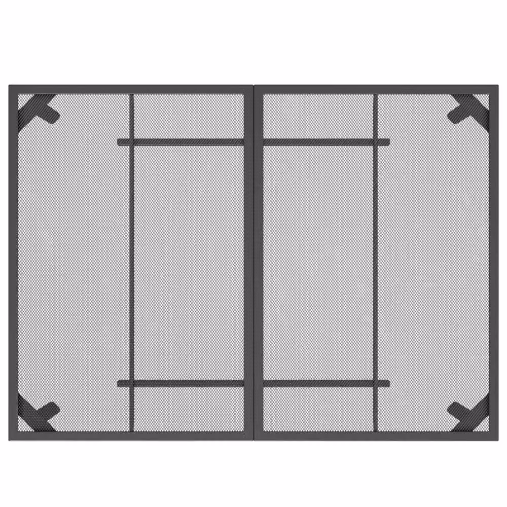 Berkfield Home Anthracite Garden Table in Black Powder Coated Steel, W: 110 cm, D: 80 cm, H: 72 cm – 2