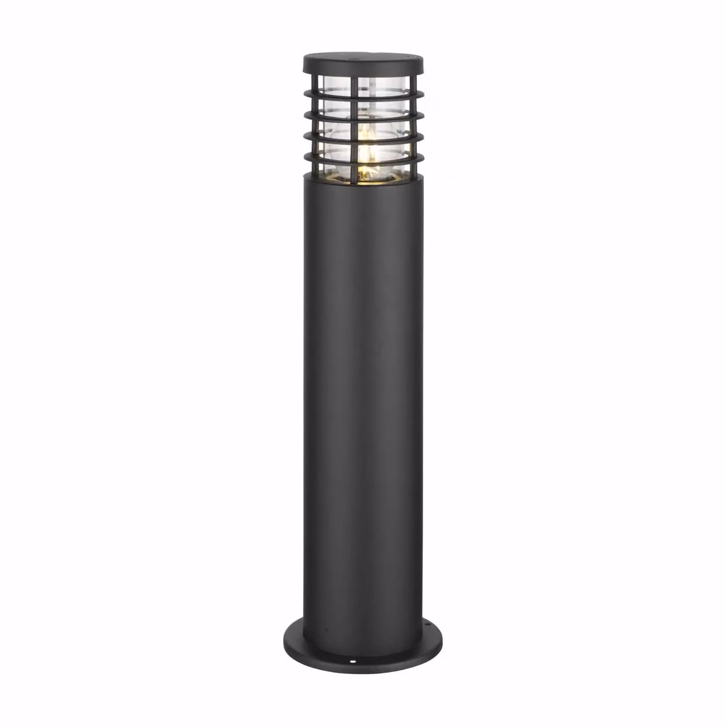 First Choice Lighting Bloom Set of 2 Black IP44 Outdoor Post Lights, Height: 50 cm – 2