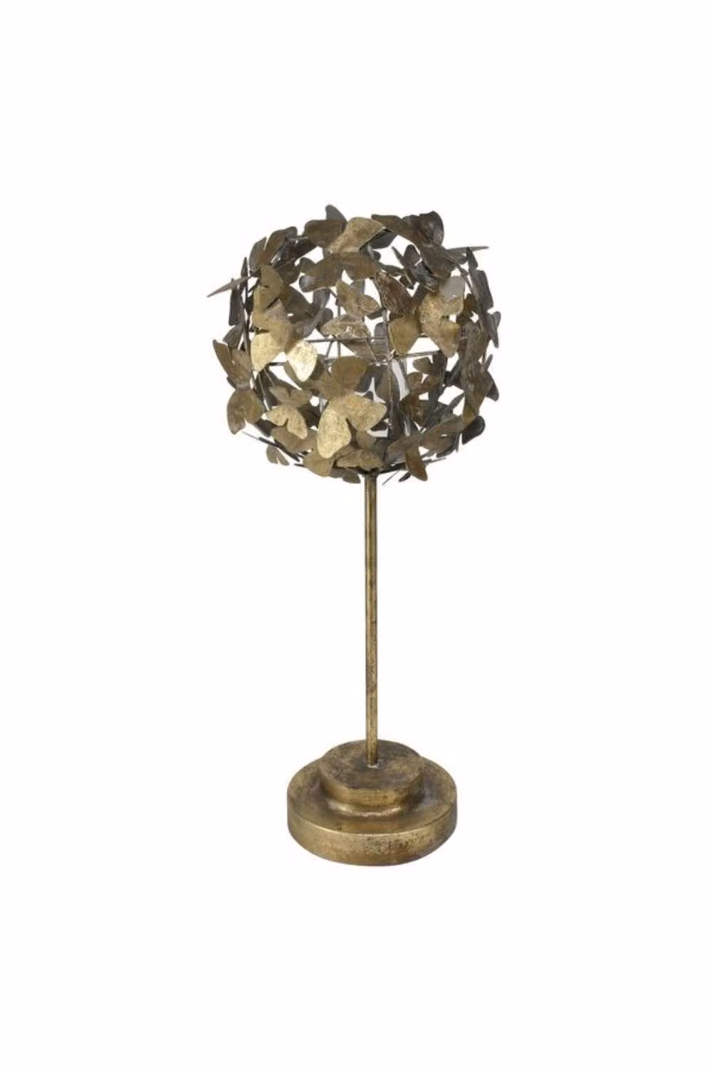 KDMD Brocante Butterfly Large Taper Candleholder in Gold – 2