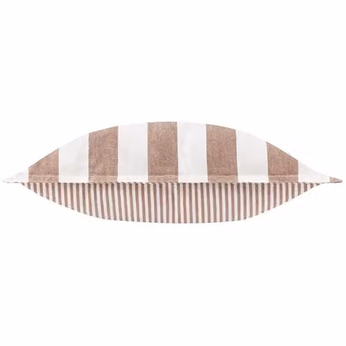Yard Hayle Striped Cotton Outdoor Square Cushion in Brown and Orange, W/D/H: 50 x 50 x 5 cm – 2