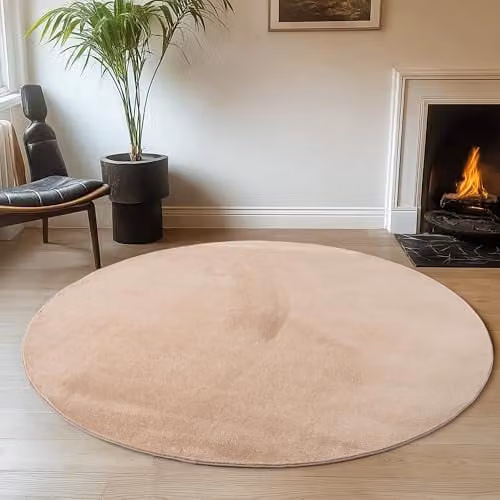 Desire Rugs Snuggly Washable Low Pile Area Rug, Beige, W: 100 cm, D: 60 cm – 5