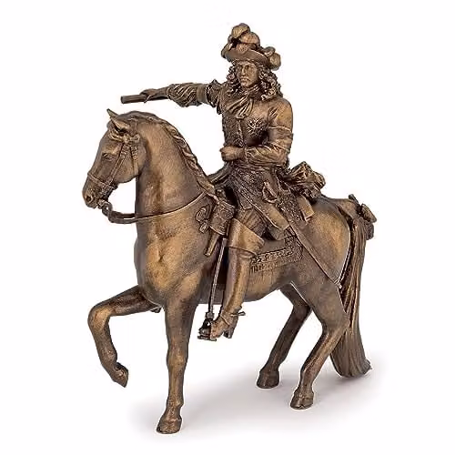 Papo Louis XIV and His Horse Historical Collection Figure in Multicolour and Bronze