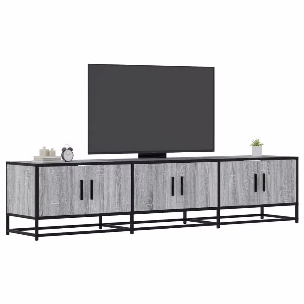 Berkfield Home Grey Sonoma TV Cabinet in Engineered Wood W/D/H: 180 x 41 x 41 cm – 2