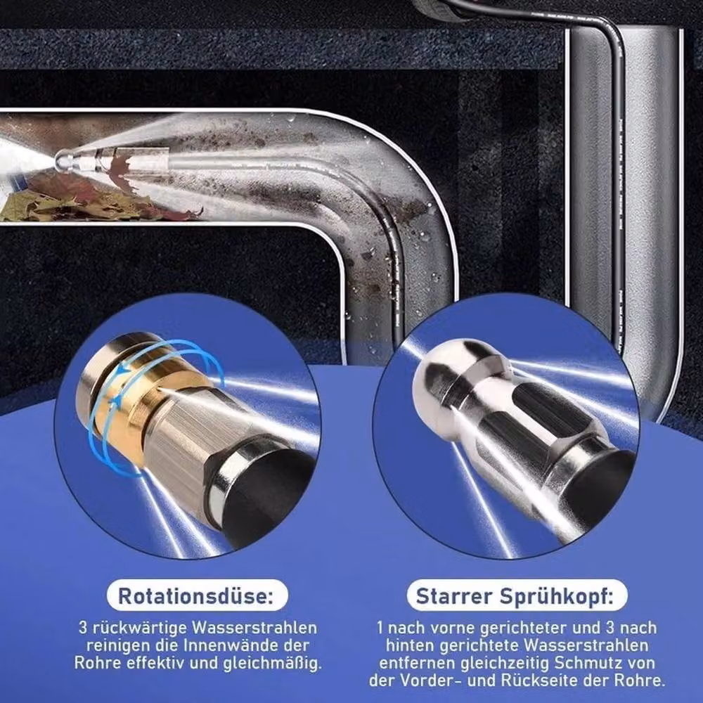 Flavora Black Anti-Kink Power Washer Hose Pipe, 100g – 5