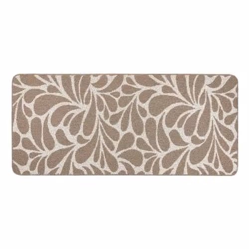My Mat Sculptured Patterned Rain Drop Mink Runner, W: 67 cm, L: 150 cm – 1