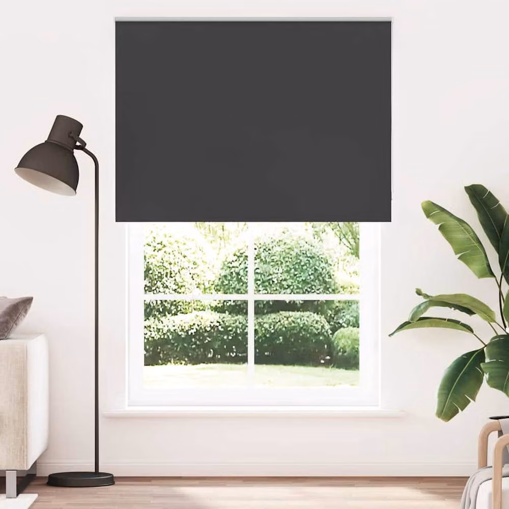 Berkfield Home Blackout Roller Blind, Black, W: 161.6 cm, H: 230 cm – 2