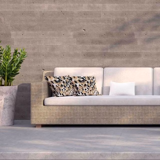 Benjamin Tate Design LTD Leopard Print Square Outdoor Cushion in Brown, W/D/H: 60 x 60 x 60 cm