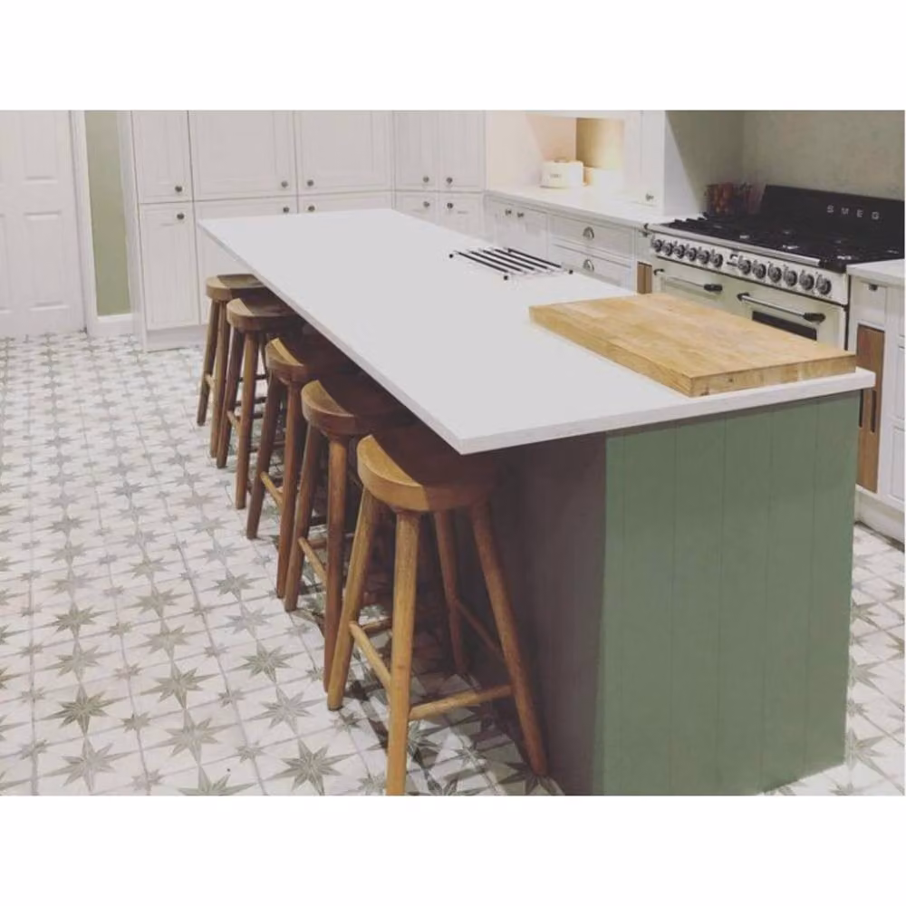 Elm Home And Garden Solid Mango Wood Bar Stool in Light Oak Finish, Brown/Beige, W/D/H: 38 x 38 x 68 cm – 3