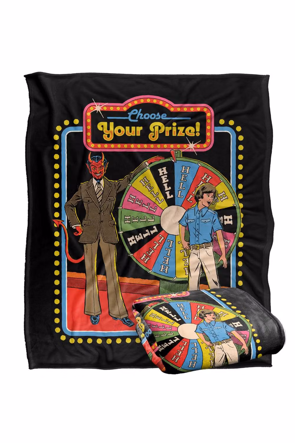 Steven Rhodes Choose Your Prize Silky Touch Super Soft Throw Blanket, Multicolour, W/D/H: 91 x 147 cm – 2
