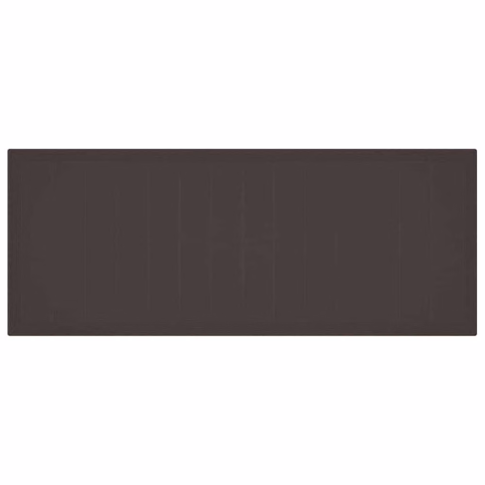 Berkfield Home Brown Poly Rattan Extendable Garden Table, W: 250 cm, D: 100 cm, H: 73 cm – 3