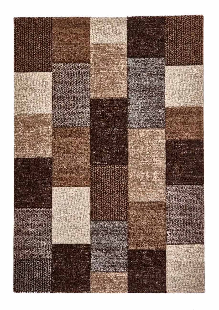 The Rug Shop UK Beige Handmade Modern Geometric Polypropylene Rug W: 200 cm, D: 290 cm – 6