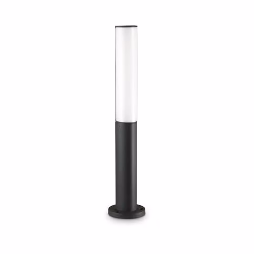 Ideal Lux Etere Black Integrated LED Outdoor Bollard, 1150Lm, 3000K, IP44
