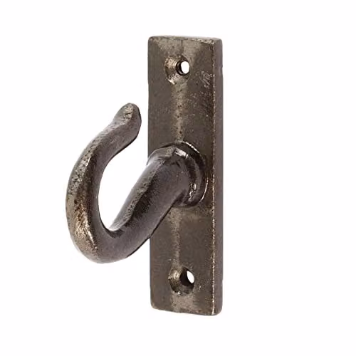 Hammer and Tongs Iron Hanging Hook in Grey – 1