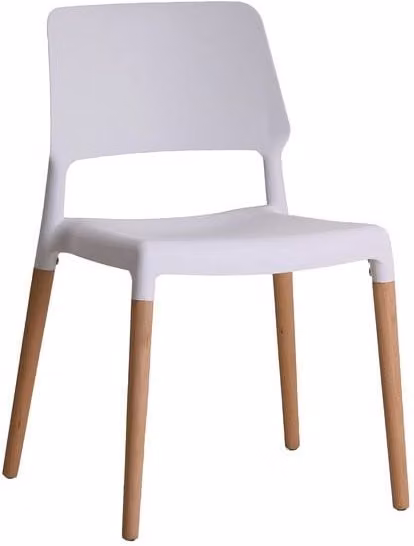 Netfurniture Rovert Chair in White (Pack of 2)