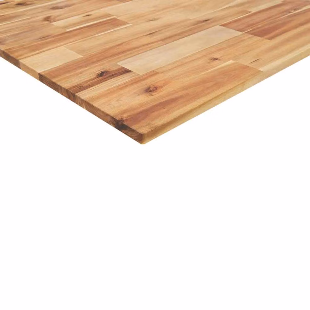 Berkfield Home Versatile Solid Wood Acacia Desk Top, Brown, W: 100 cm, D: 60 cm, H: 2 cm – 4