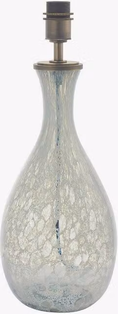 Perch & Parrow Aimee Artisan Blown Glass Tabletop Lamp Base in Bronze, Brown and Transparent