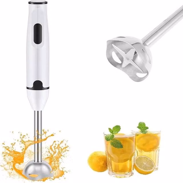VOGREX 400W Electric Hand Stick Blender in White – 1