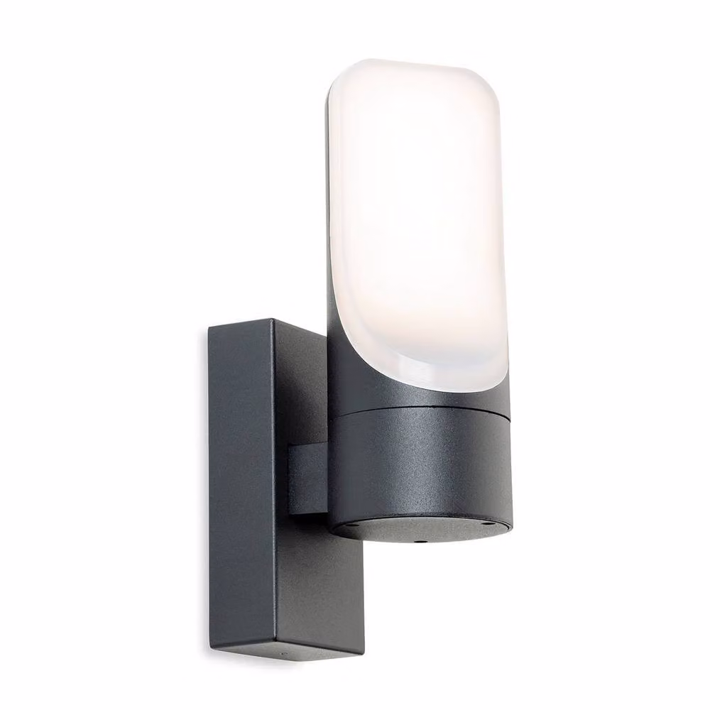 Netlighting Eve LED Wall Light in Grey with Opal Diffuser, IP54 Rated – 2
