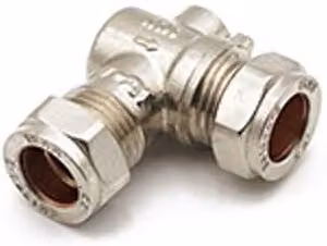 McAlpine QQM 15mm Angle Iso Valve in Silver Chrome