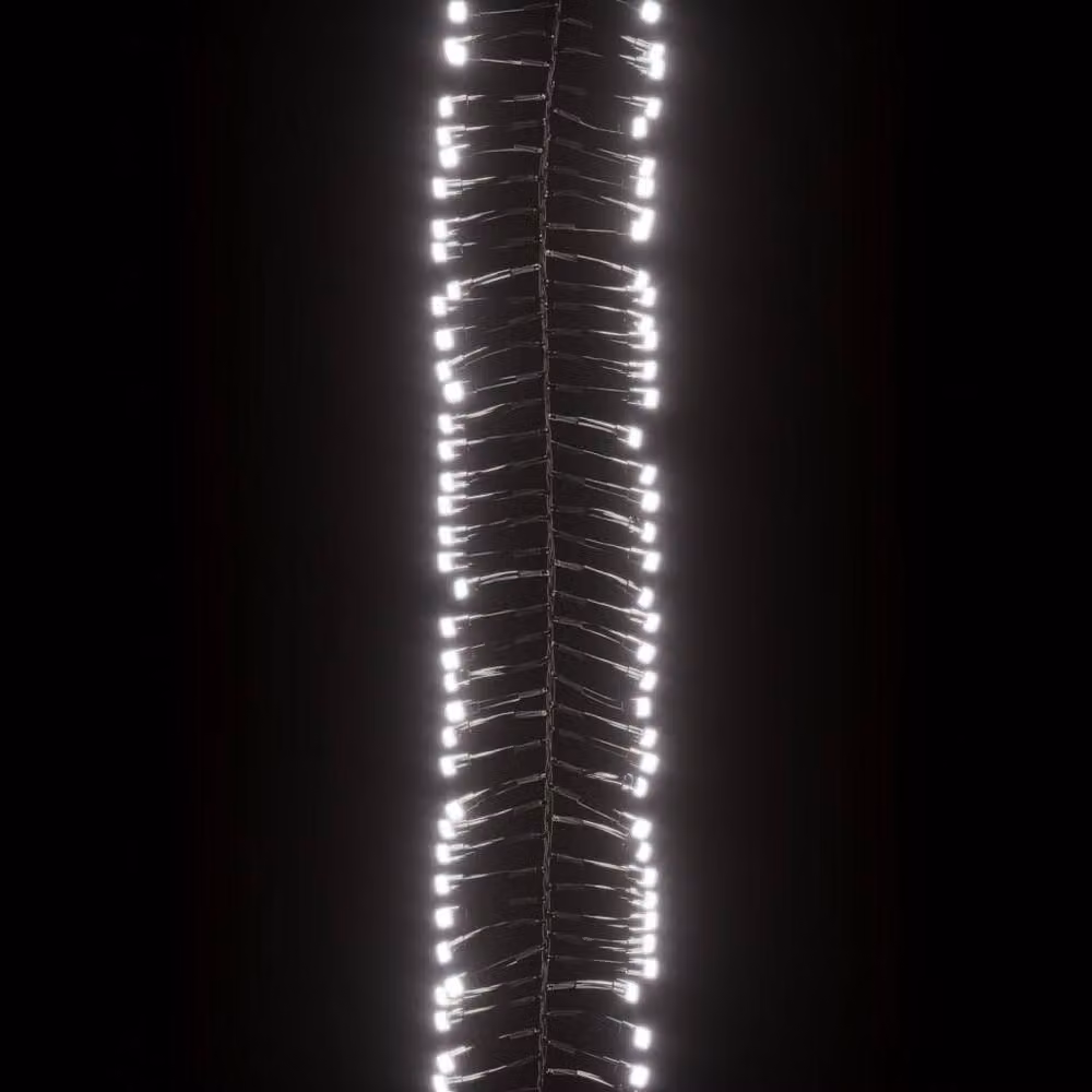 Berkfield Home LED Cluster String Light with 400 Cool White LEDs, 7.4 m – 5