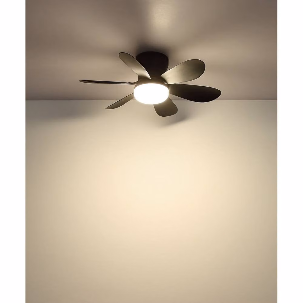 Netlighting Delores LED Ceiling Fan in Black with Remote Control and Dimmable Lighting – 5