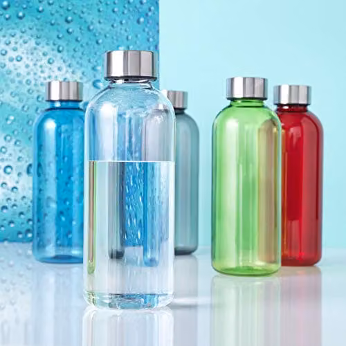Bullet Transparent Clear BPA-Free Plastic Screw Bottle, 600 ml – 2