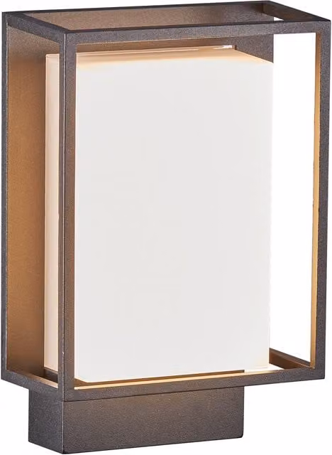 Nordlux Nestor LED Outdoor Wall Light, Black Metal, IP44, Warm White 2700K – 1