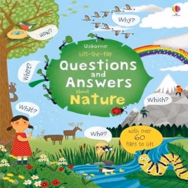 Katie Daynes Lift-the-flap Questions and Answers about Nature Multicolour Board Book