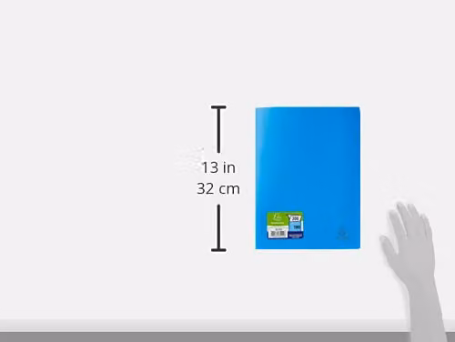 Exacompta Blue Soft Polypropylene A4 Display Book with 100 Pockets and 200 Viewing Pages – 2