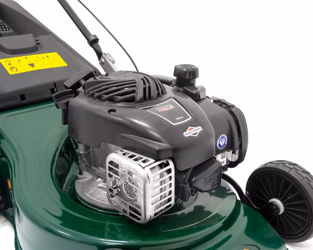 Webb Supreme 46cm Petrol Rotary Lawnmower in Green with 65L Collection Bag – 3