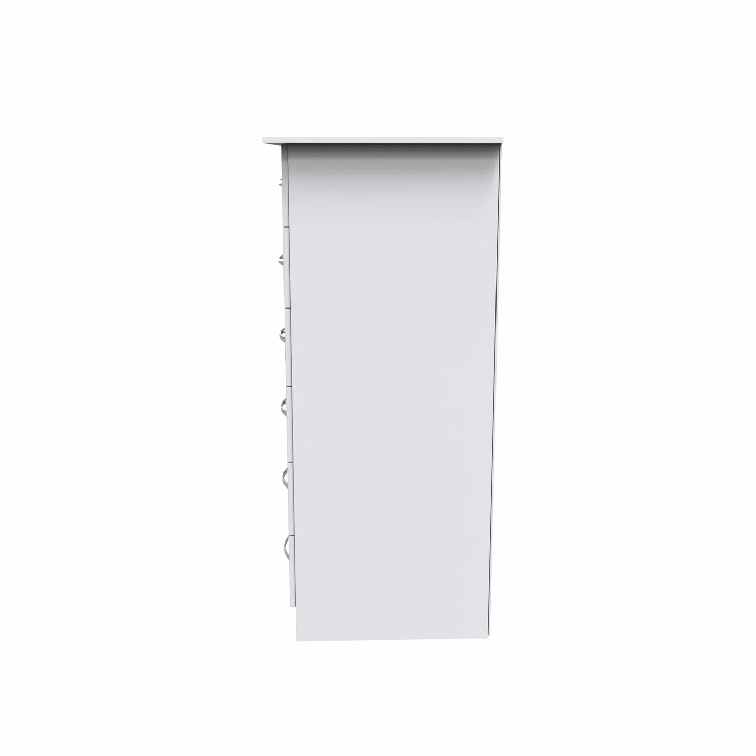 2 U Hampshire Ready Assembled Childrens Wardrobe with 1 Door and 5 Drawers in White – 2
