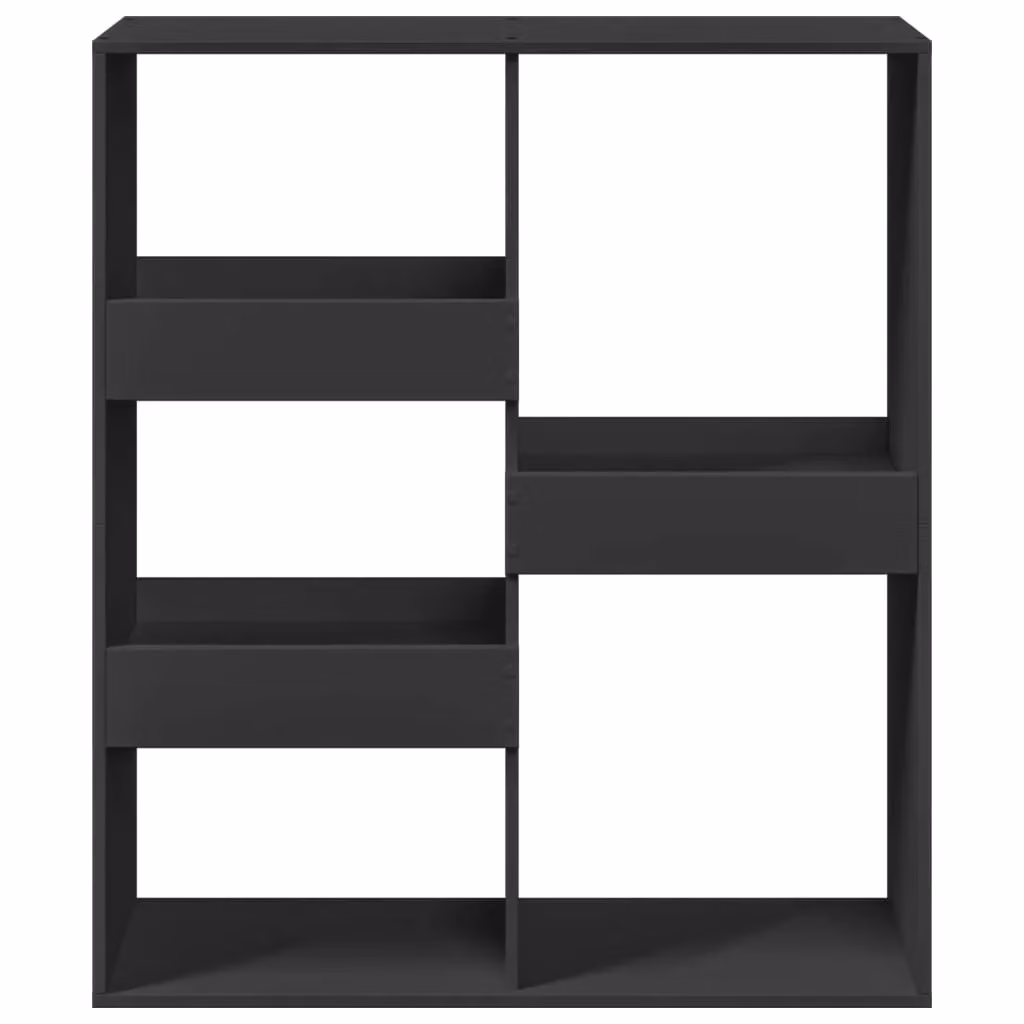 Berkfield Home Black Straight Room Divider in MDF, W/D/H: 100 x 33 x 115 cm – 3