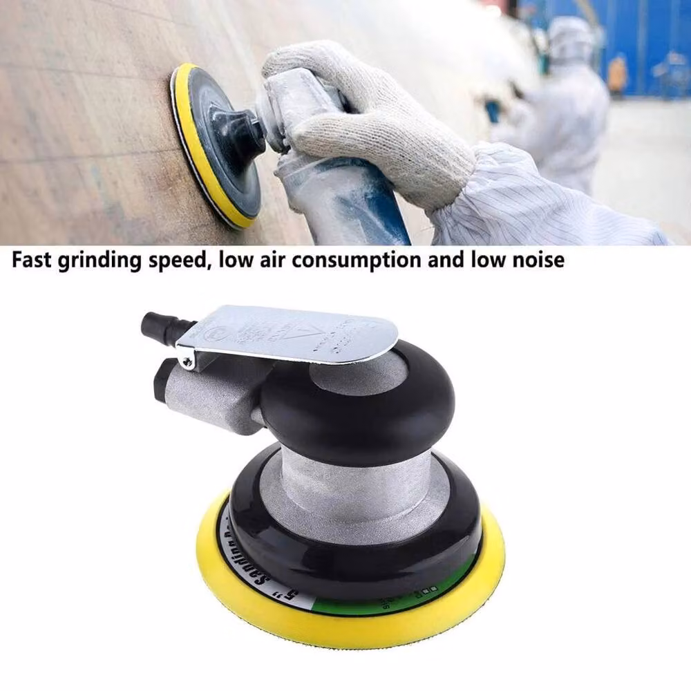 SPETLEK 5 Inch Pneumatic Random Orbital Air Sander and Polisher in Multicolour – 3